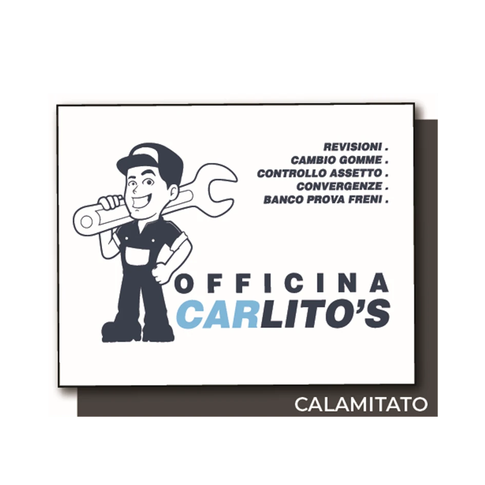 Cartello magnetico rettangolare - CM048